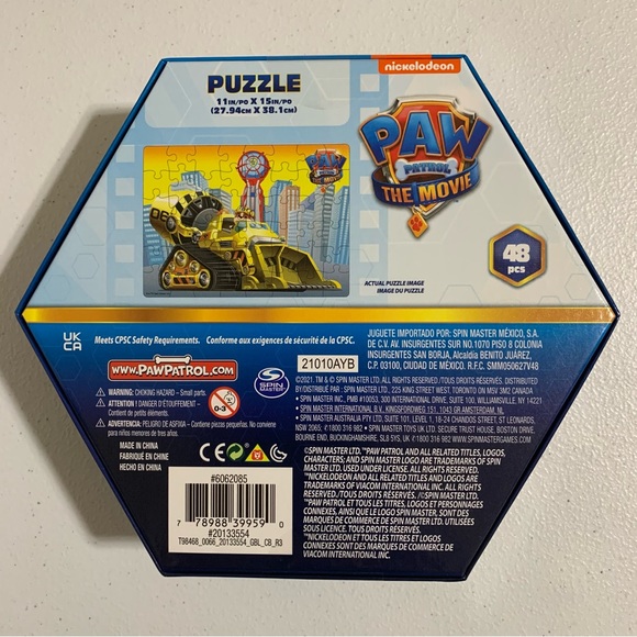 PAW Patrol The Movie Rubble 48-Piece Puzzle-NIB - Picture 5 of 8